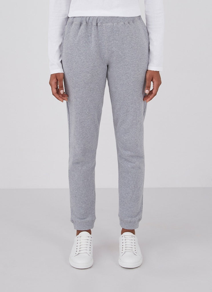 Loopback Track Pants - Grey Melange