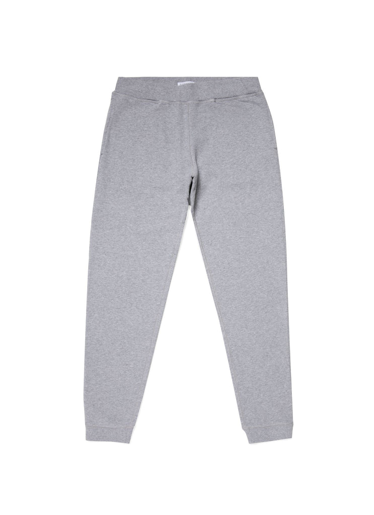 Loopback Track Pants - Grey Melange