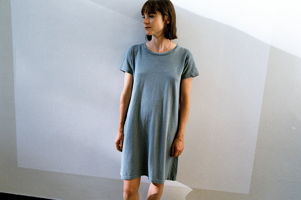 Rae Line Dress - Clay Green