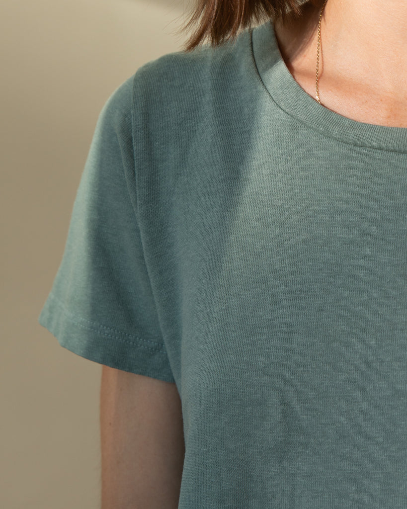 Rae Line Dress - Clay Green