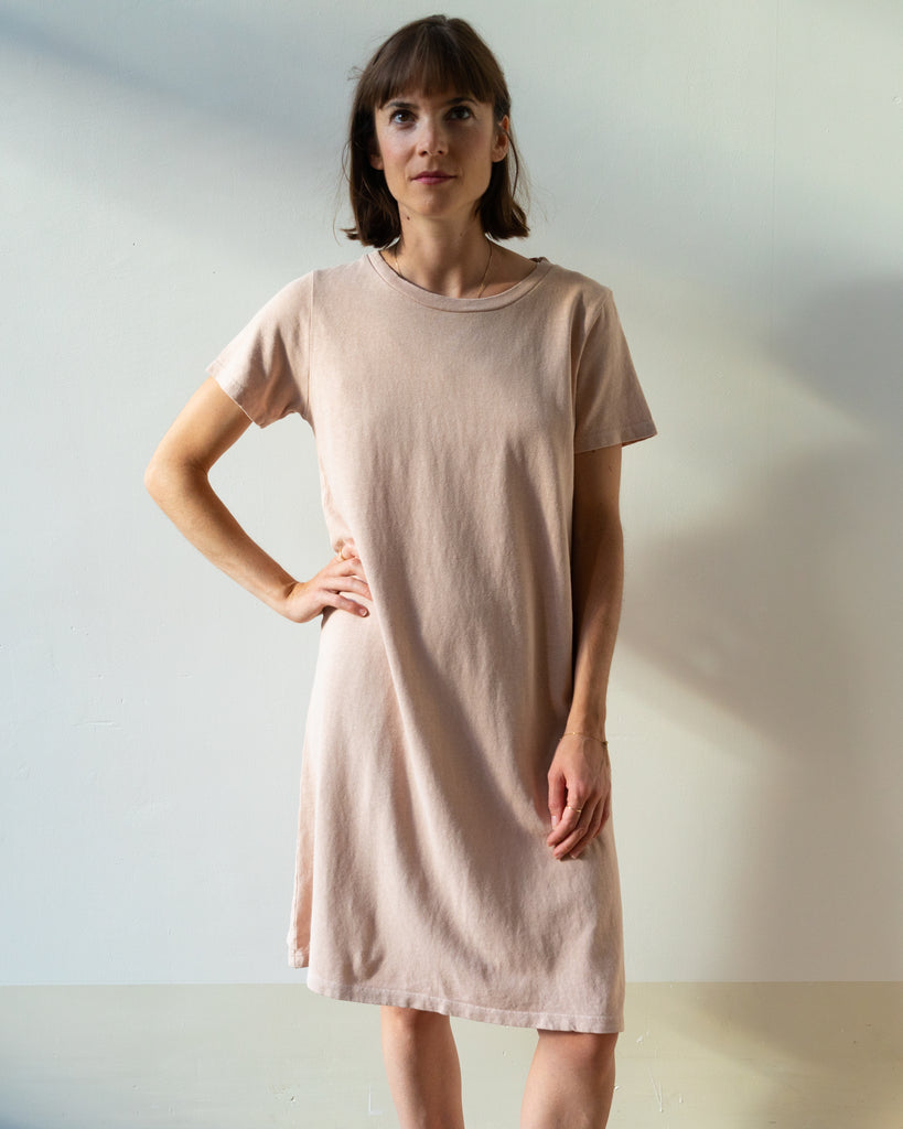 Rae Line Dress - Dusty Pink